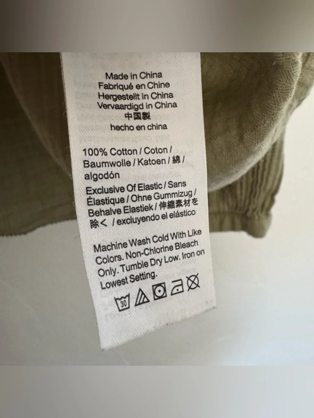 J. Crew Long-Sleeve Soft Gauze Garden Top in Faded Pistachio Green 100% Cotton